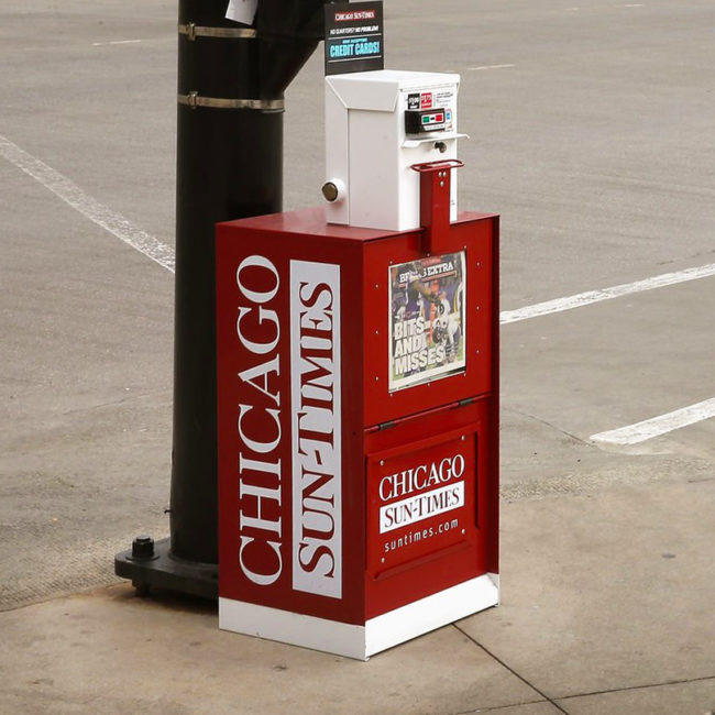 Chicago Sun-Times Vending Box Design